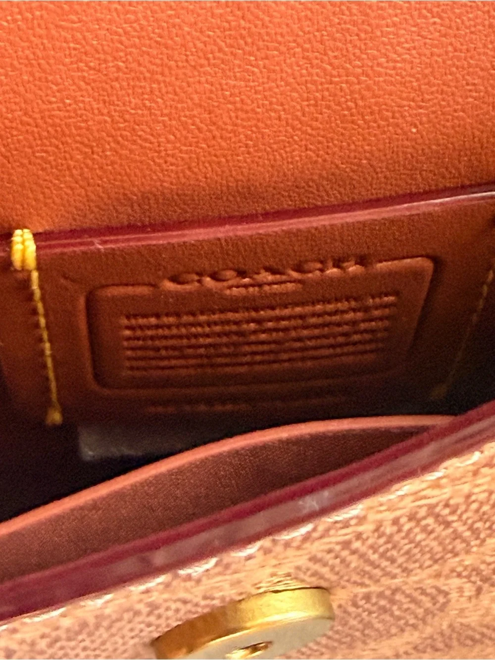 Coach phone purse